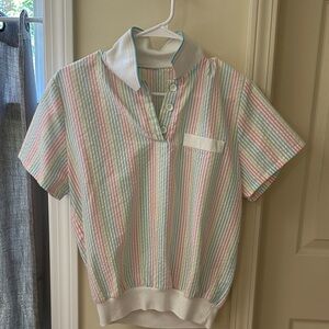 Striped Vintage Polo Shirt